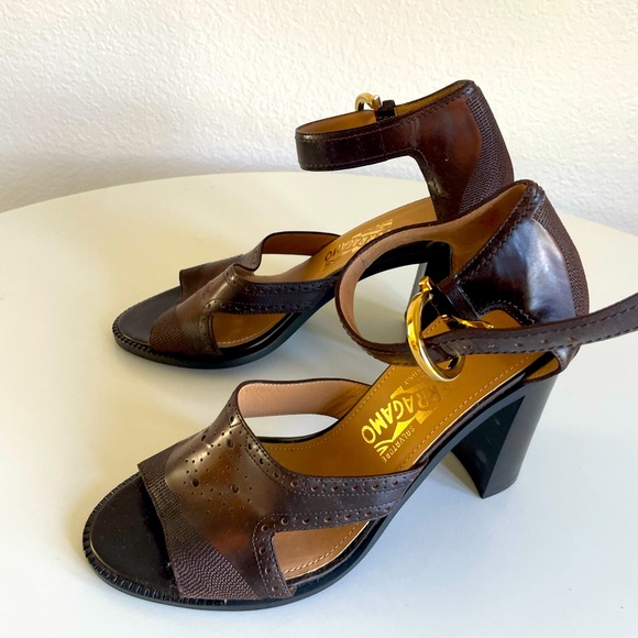 Salvatore Ferragamo high heeled sandals